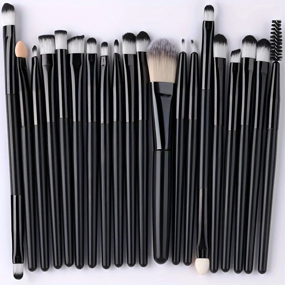 Makeup Brush Set 20Pcs Kit Soft Fluffy Eye Shadow Brushes Cosmetic Foundation Powder Highlighter Blending Beauty Tool Beginners