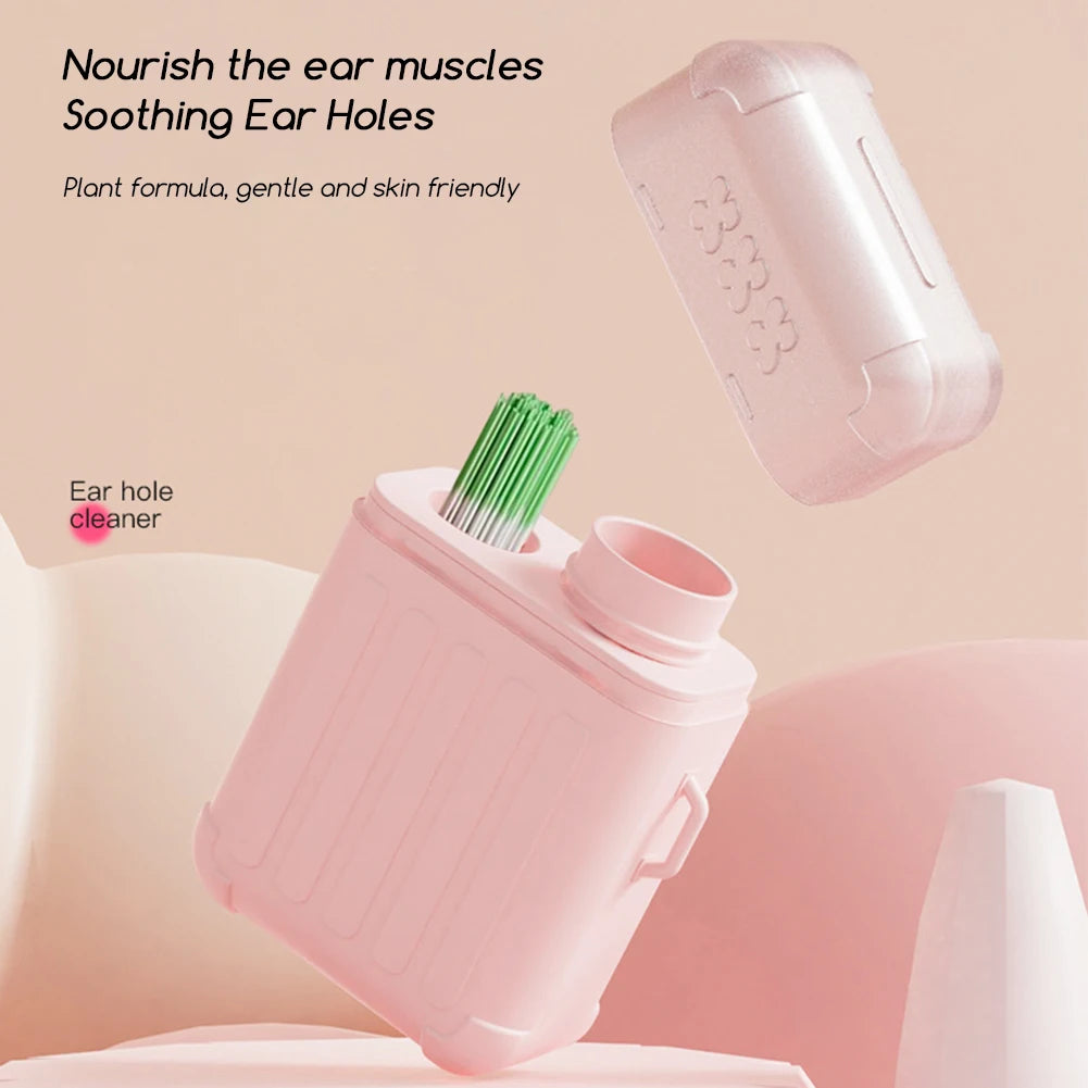 180/240PC Ear Piercing Cleaning Effective Ear Hole Cleaner Tool Disposable Earrings Hole Clean Paper Line for Removing Dirt Odor