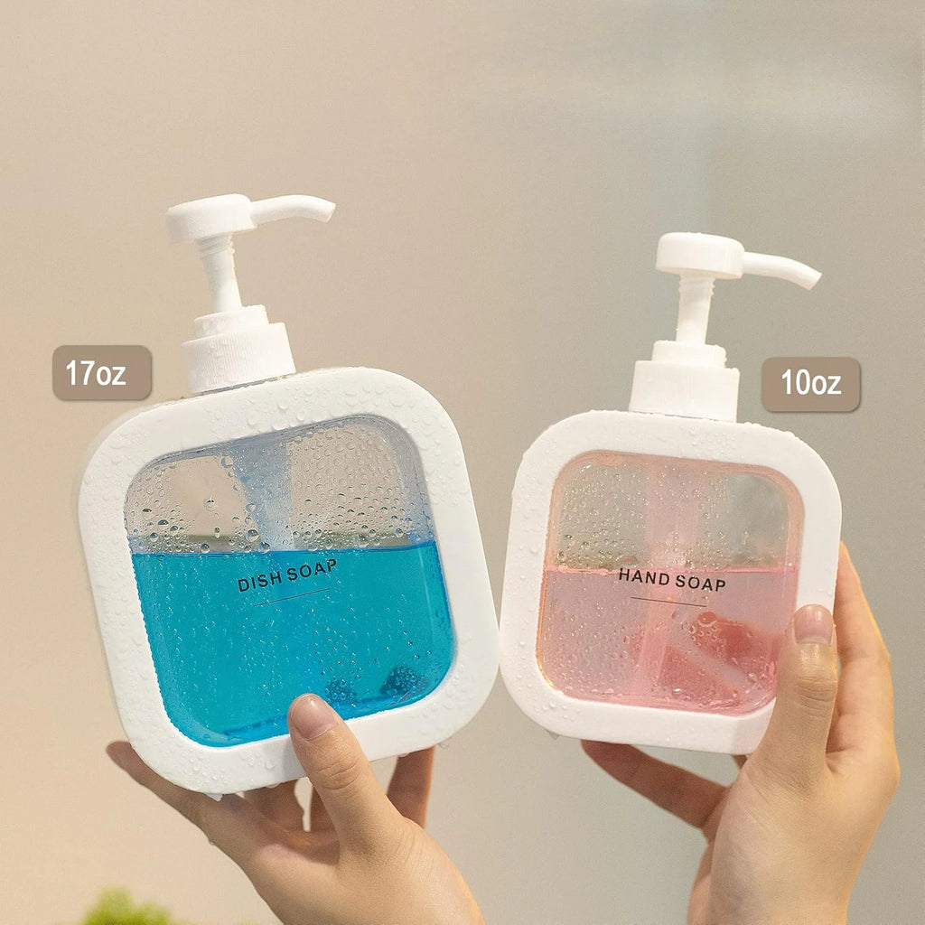 1 PC 300ml/500ml Bathroom Soap Dispenser Refillable Lotion Shampoo Shower Gel Holder Portable Travel Dispenser Empty Bath Pump