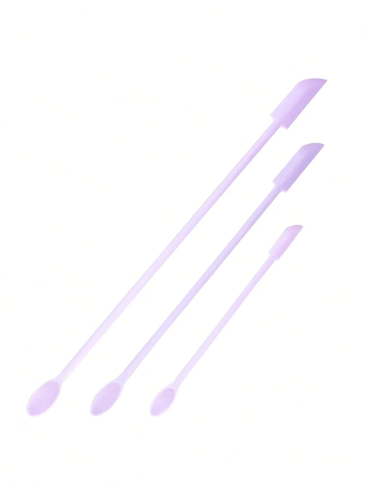 1/3Pcs Silicone Empty Bottle Scraper With Black Scraper, Foundation Scraper, Tiny Lotion Jar Scraper to Get Last of Makup