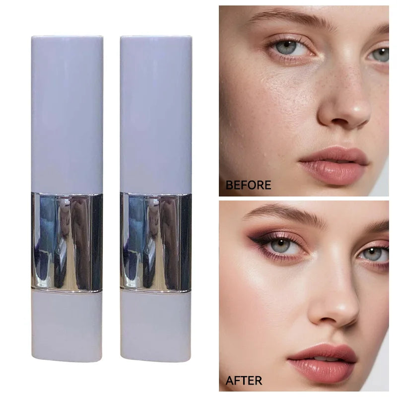 Lazy Foundation Stick, Moisturizing and Natural Concealer Makeup, Matte Makeup Base, Rare Beauty, Keep Makeup and Sweat