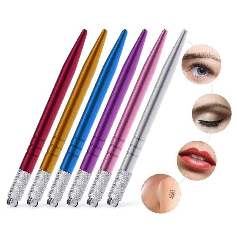 1pcs Manual Tattoo Pen Permanent Makeup Machine Microblading Pen for Lip Tattoo and Eyebrow Tattoo Tebori Pen for Tattoo Artist