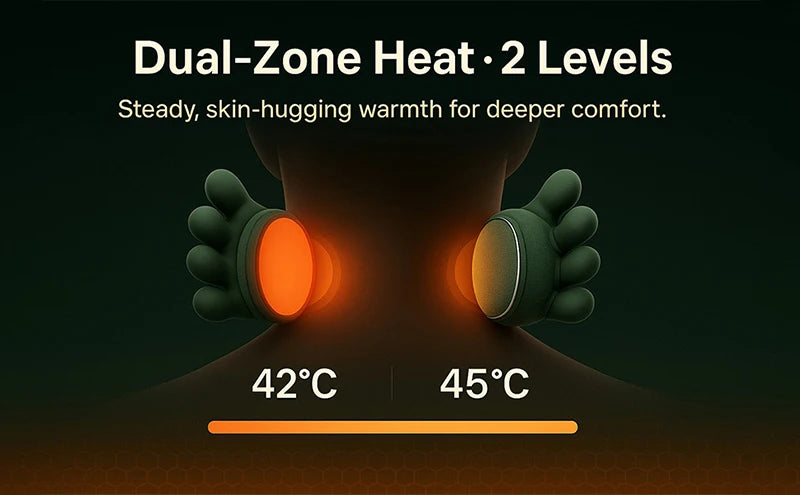 2026 Bionic Neck Shoulder Massager N7 Kneading Massager Shawl 3-Level Modes Neck Cervical Waist Leg Body Muscles Massage Pillow