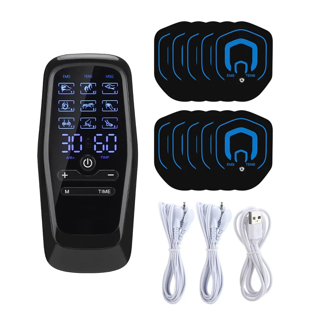 Mini Rechargeable Neck Massage Pad, Intelligent Electric Massager with Multiple Speed Levels
