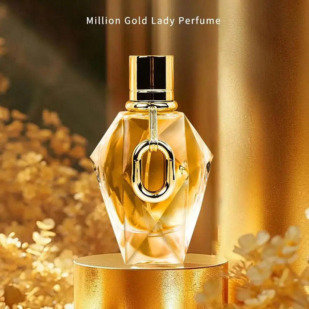 Million Gold For Women EDP | Long-Lasting Oriental Floral Perfume With Rose, Patchouli & Oud | Luxury Woody Fragrance