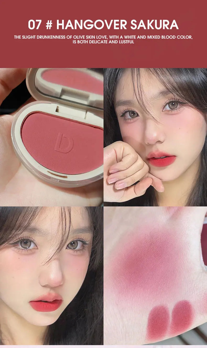 DaimAnpu monochrome honey powder powder blusher, high gloss, natural brightening, rouge setting, powder blusher cream