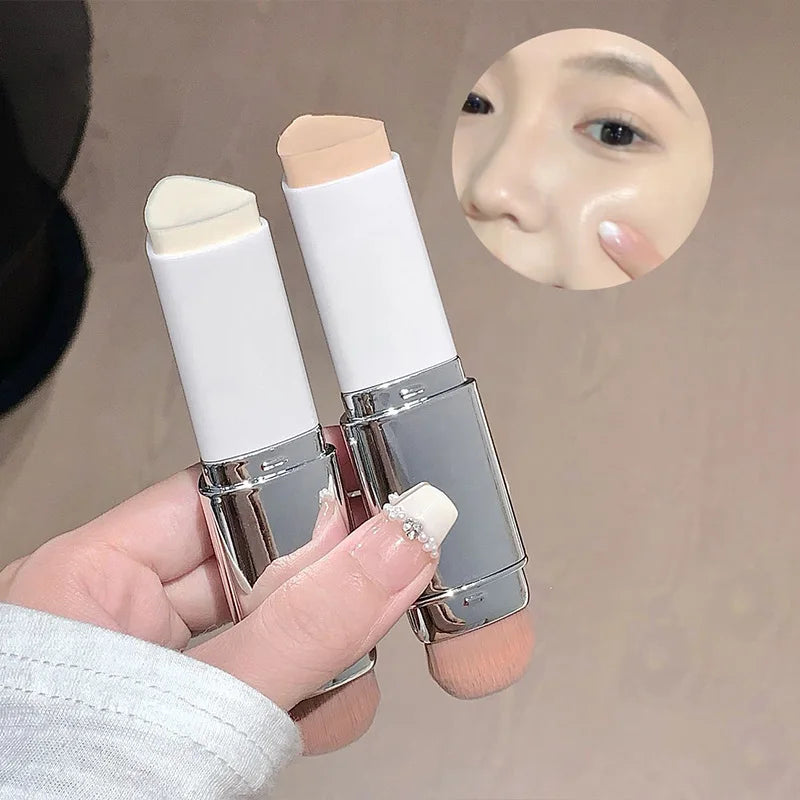 Lazy Foundation Stick, Moisturizing and Natural Concealer Makeup, Matte Makeup Base, Rare Beauty, Keep Makeup and Sweat