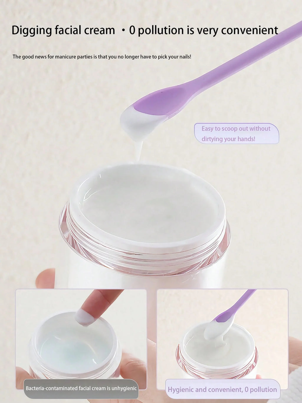 1/3Pcs Silicone Empty Bottle Scraper With Black Scraper, Foundation Scraper, Tiny Lotion Jar Scraper to Get Last of Makup