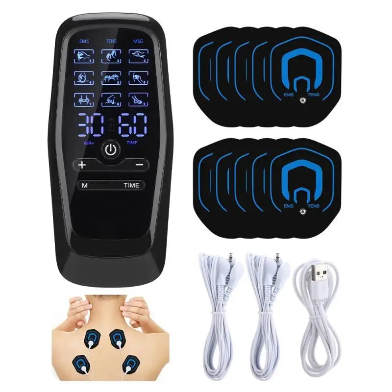 Mini Rechargeable Neck Massage Pad, Intelligent Electric Massager with Multiple Speed Levels