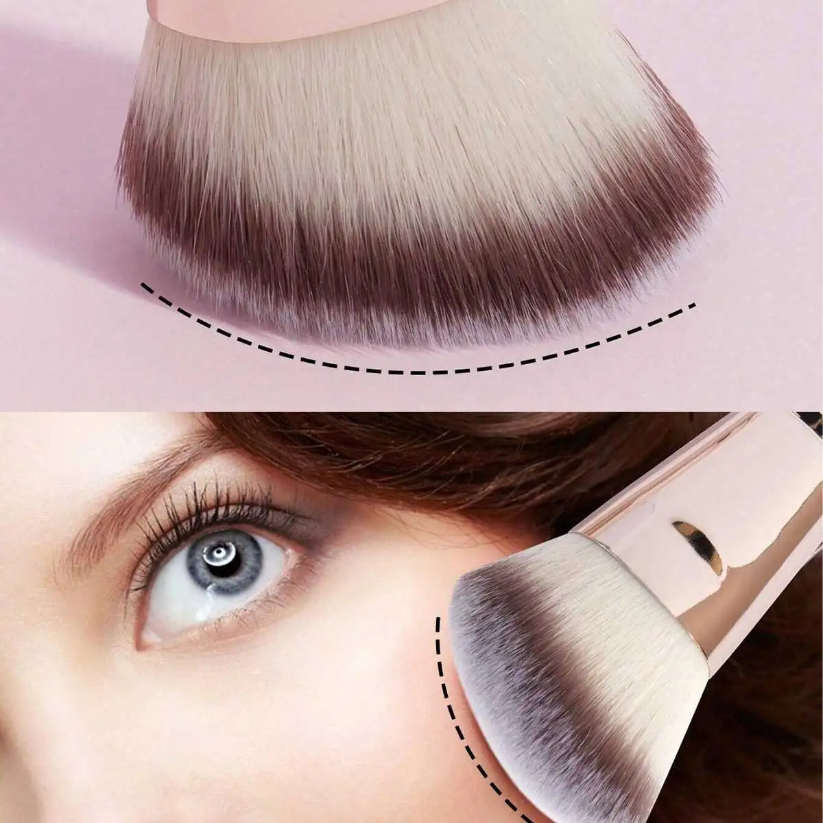 4pcs Basic Makeup Brushes Set With Box Dual-ended Foundations Powder Blush Details for Eyeshadow Brushes Beginner Travel