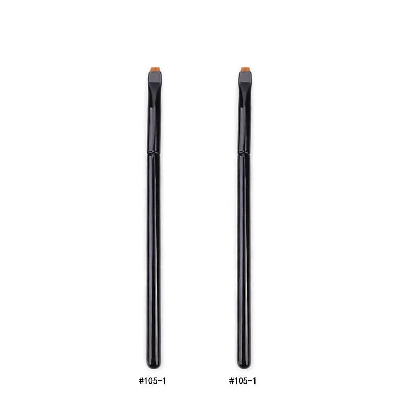 Karsyngirl 1/2/3Pcs Professional Eye Makeup Brush Flat Eyeliner Brush Eyebrow Application Lip Makeup Brush Eye Patch Makeup Tool