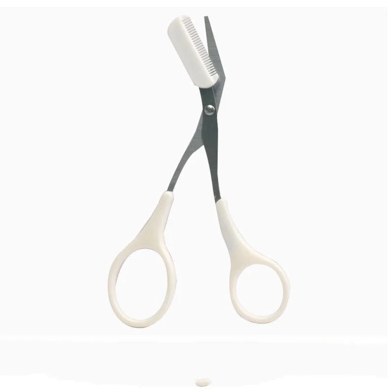 1/3PCS Eyebrow Trimmer Makeup Tools Stainless Steel Eyebrow Scissors with Comb Hair Removal  Eyebrows Shaping Makeup Tools