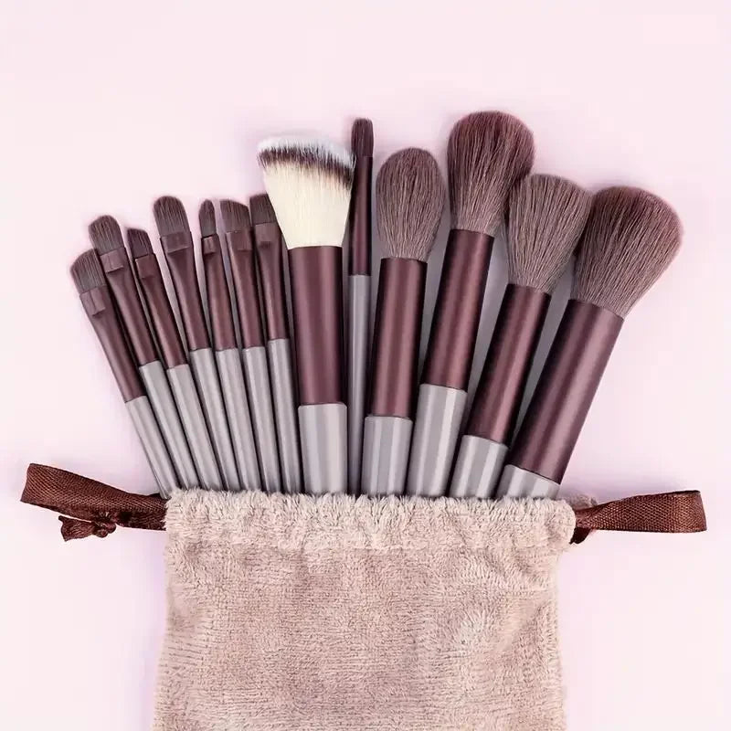 Professional Makeup Brush Set - Soft Fluffy Kabuki & Blending Brushes for Foundation, Powder, Eyeshadow | Beauty Tools Kit