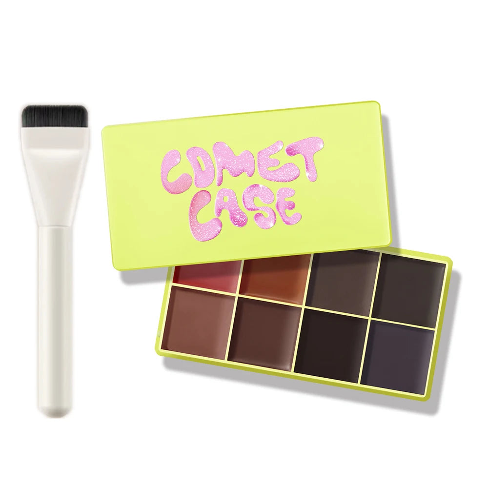 Curve Case Cream Eyebrow Cream Blush Highlighter Palette Matte Shimmer Finishes Shadow Tones Long-Lasting Cosmetics