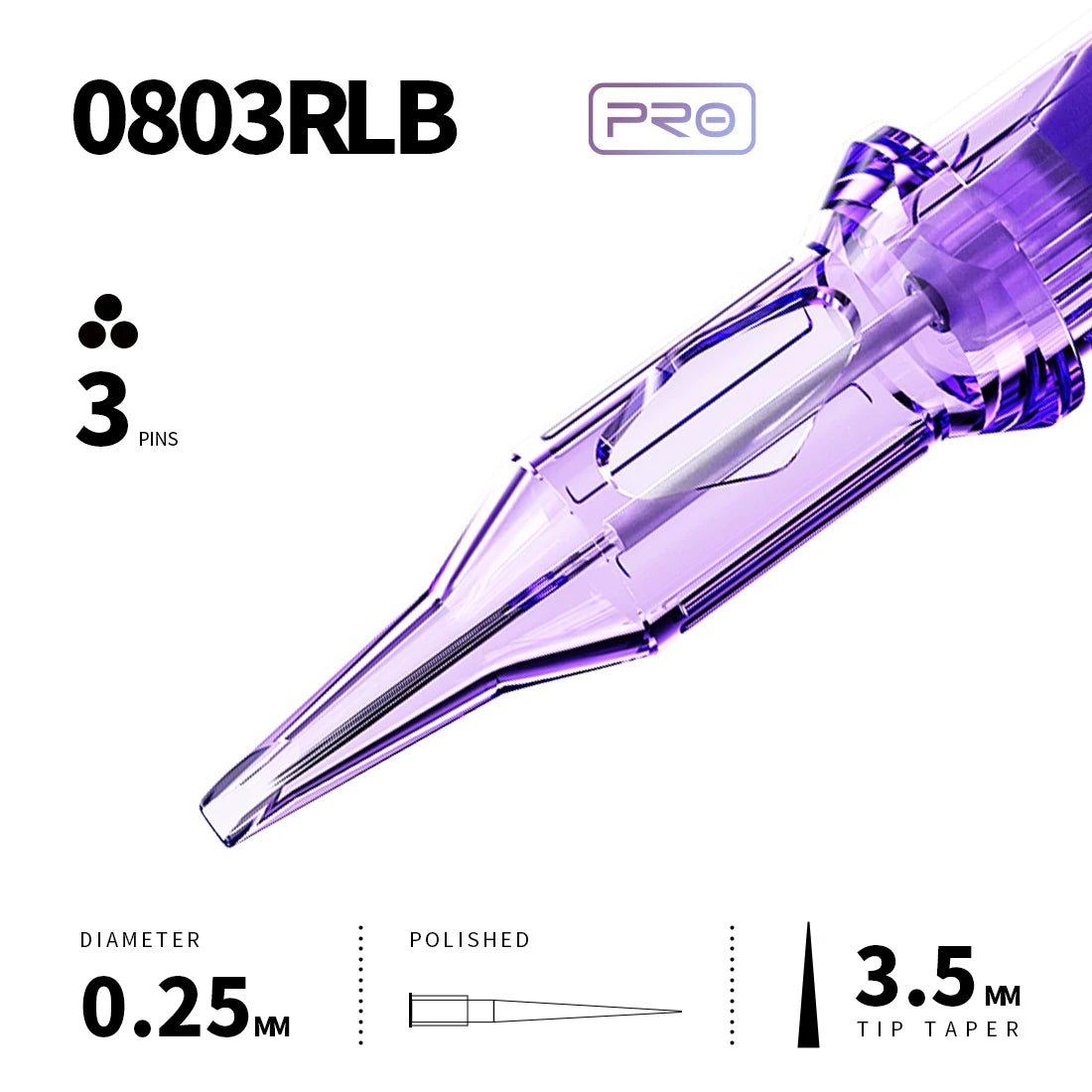 Mast Pro Tattoo Cartridge Needles PMU 1RL 3RL Precision for Tattoo Permanent Makeup Micropigmentation Eyelinver Lips Eyebrows