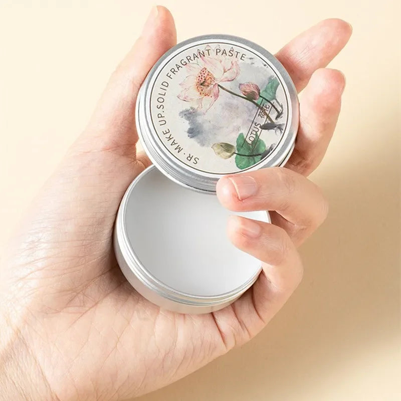 Long Lasting Scent for Romantic Souls For Dating Ladies Solid Perfume Exquisite Floral Solid Balm Magnolia Orchid Gardenia