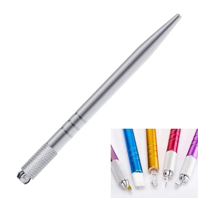 1pcs Manual Tattoo Pen Permanent Makeup Machine Microblading Pen for Lip Tattoo and Eyebrow Tattoo Tebori Pen for Tattoo Artist